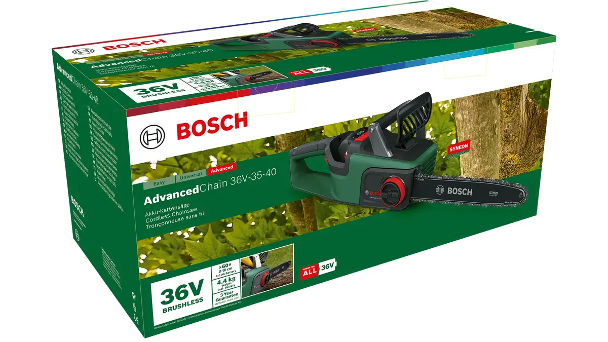 Аккумуляторная цепная пила Bosch AdvancedChain 36V-35-40 Photo 10