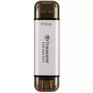 Transcend ESD310 512 GB Sudrabs