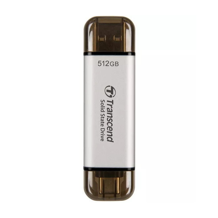 SSD diskdziņš Transcend 512 GB ārējais USB Type-A uz USB Type-C ESD310