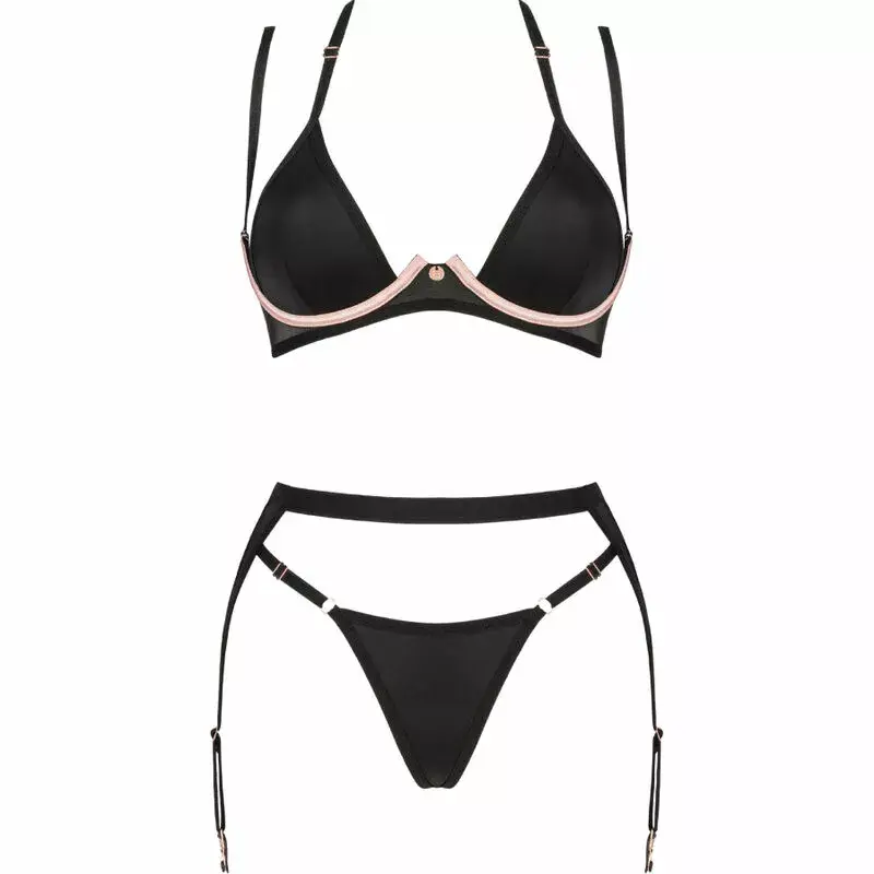 Obsessive Selinne 3 daļu apakšveļas komplekts, M/L Photo 5