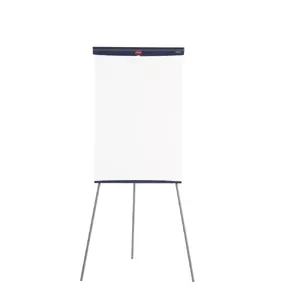 Flipchart Easel NOBO Basic Steel Tripod Magnetic, freestanding portrait, 680×680 mm, height 184 cm