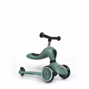 Trīsriteņu skūteris Scoot & Ride Highwaykick 1 Zaļš augstums 1180 mm