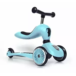 Трехколесный самокат Scoot & Ride Highwaykick 1 Синий высота 1180 мм
