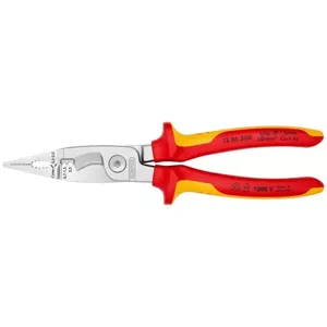 Стриппер для проводов Knipex VDE 13 76 200 с изолированными рукоятками, диапазон снятия 0,2–6,0 мм²