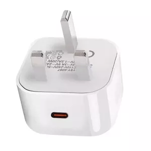 Home Charger eSTUFF USB-C PD 3A 20W UK Plug White