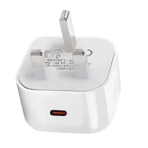 eSTUFF Home Charger USB-C PD 20W 3A UK Plug White