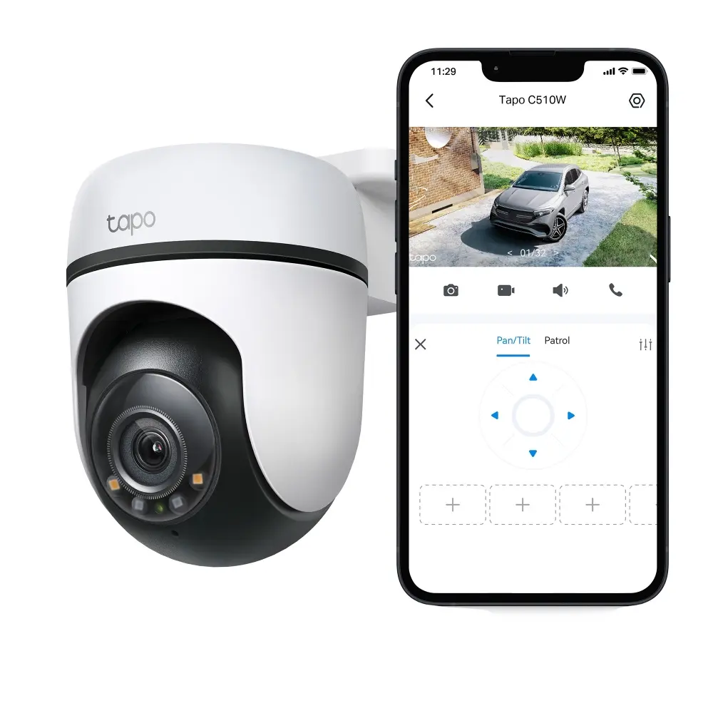 TP-Link Tapo C510W āra grozāmā Wi-Fi drošības kamera Photo 20