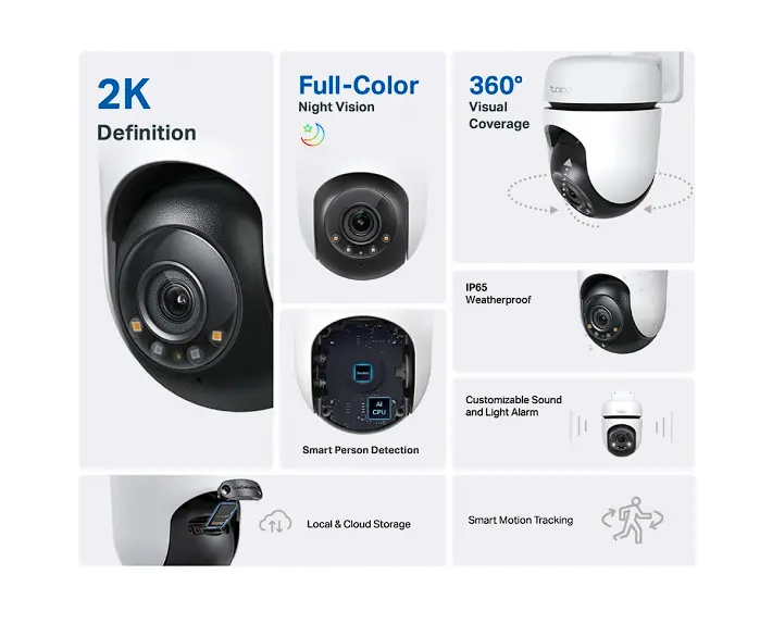 TP-Link Tapo C510W āra grozāmā Wi-Fi drošības kamera Photo 29