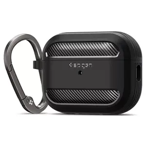 Защитный чехол Spigen Rugged Armor — TPU чёрный, тонкий защитный корпус для телефона