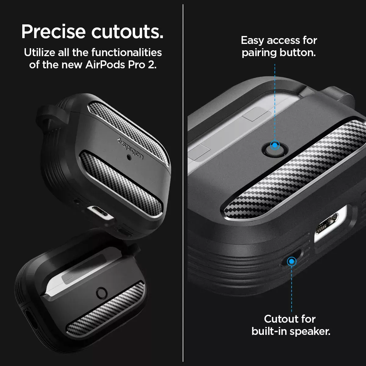Spigen Rugged Armor — TPU чёрный защитный чехол Photo 13
