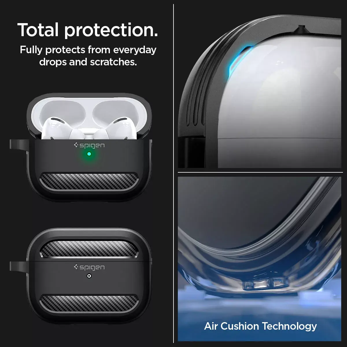 Spigen Rugged Armor — TPU чёрный защитный чехол Photo 15