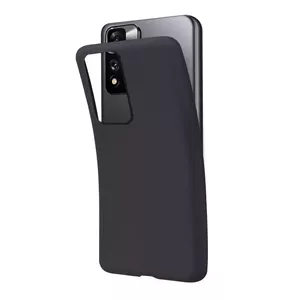 Mīksts matēts aizmugures silikona vāciņš Fusion accessories priekš Xiaomi Redmi Note 11 4G / 11S — melns
