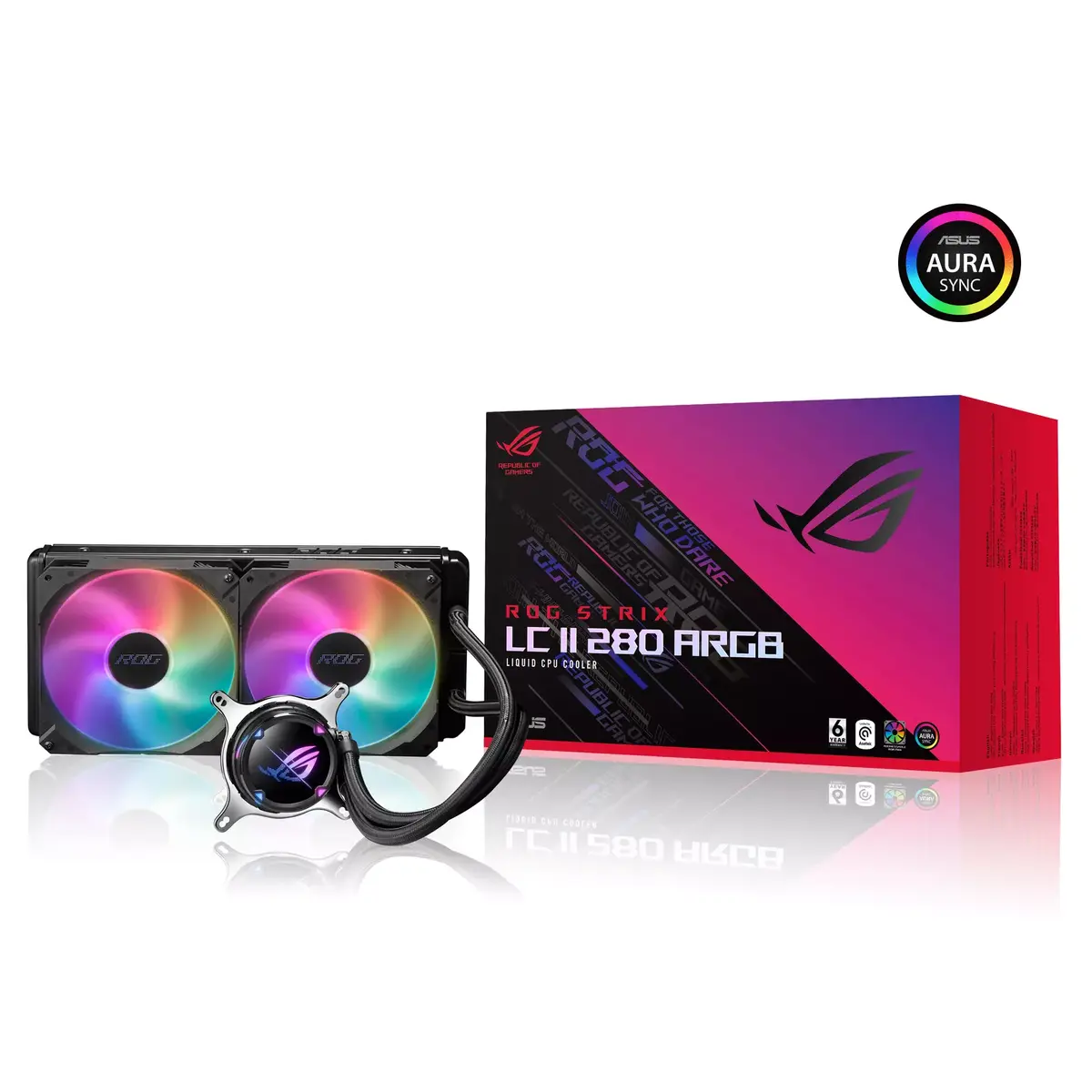 ASUS ROG STRIX LC II 280 ARGB — СЖО для процессора Photo 2