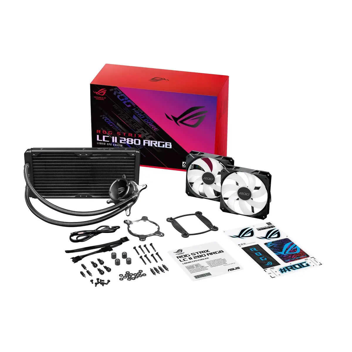 ASUS ROG STRIX LC II 280 ARGB — СЖО для процессора Photo 5