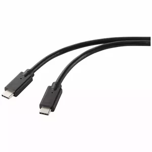 USB Cable Renkforce RF-5251918 1m USB C Black USB 2.0