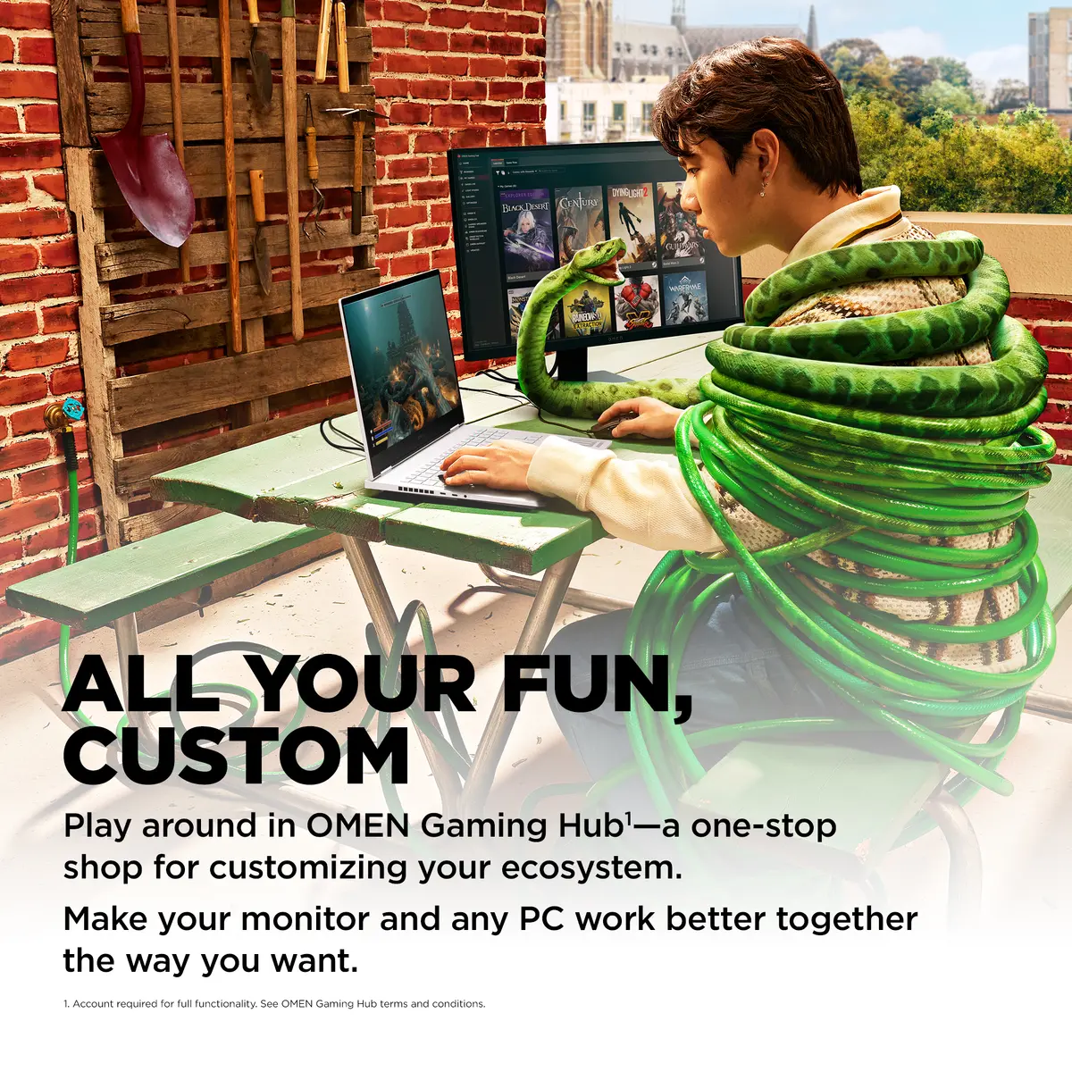 Игровой монитор HP OMEN 24 23.8 дюйма Full HD 165Hz Photo 7