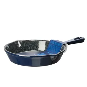 Cast iron frying pan GRAND_FEU FRYP25M 25 cm, blue, suitable for all stove types