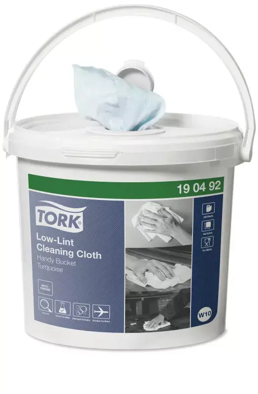Tork 190492 paper cleaning cloth, turquoise Photo 2