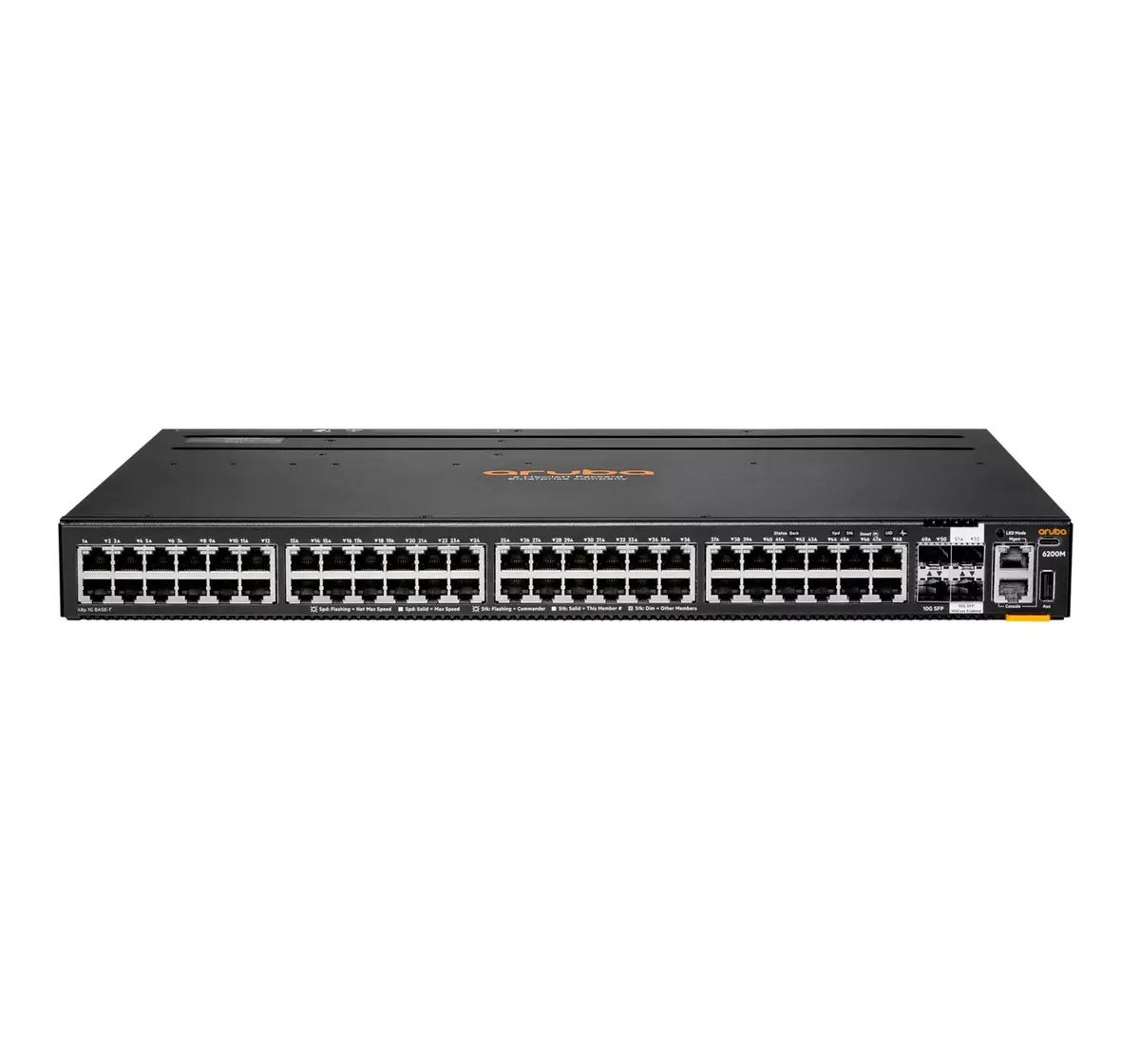 HPE Aruba Networking CX 6200M 48G 4SFP+ Slēdzis Photo 4