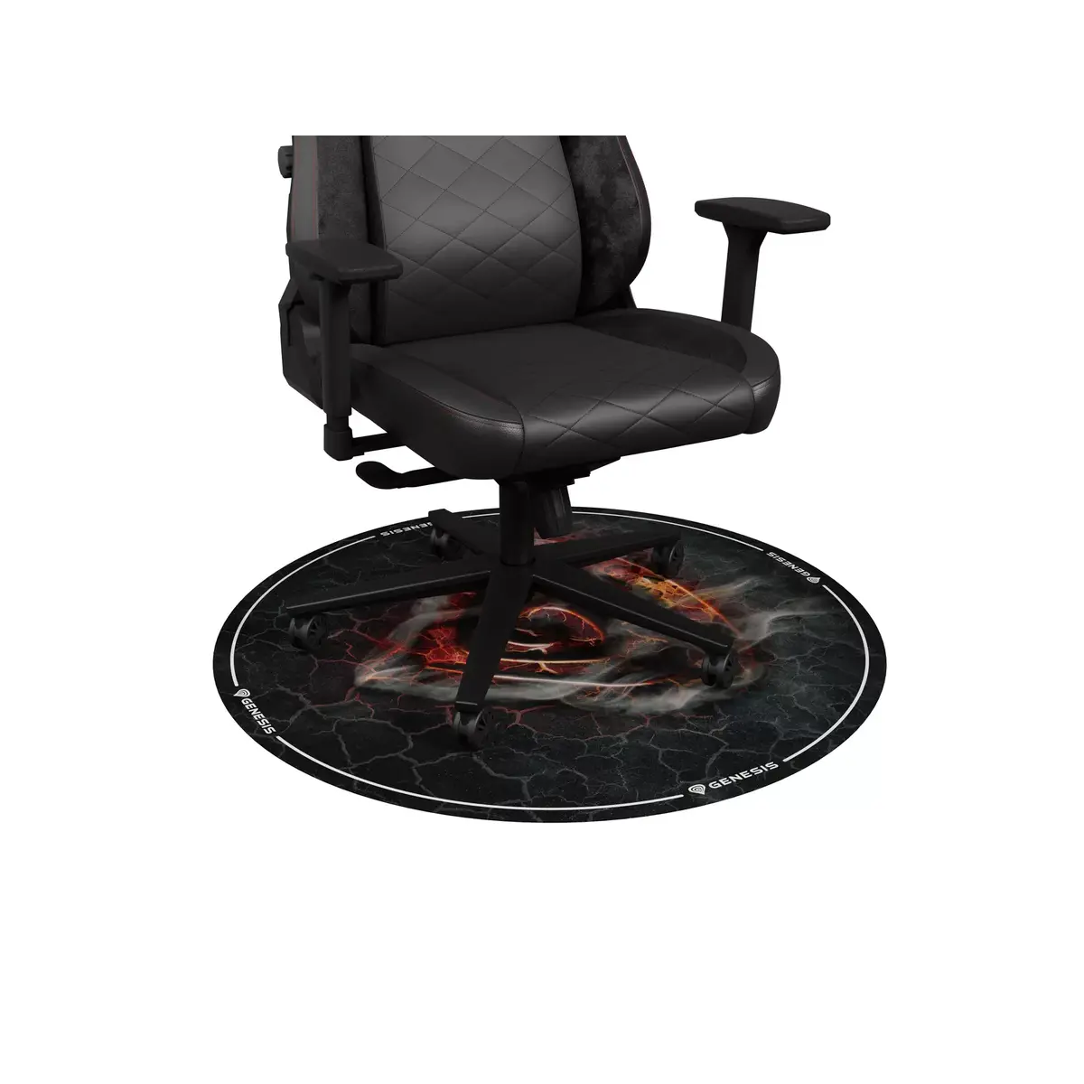 Krēslu paklājs GENESIS Tellur 400 Round Lava Photo 5