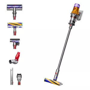 Dyson V12 Detect Slim Absolute портативный пылесос Никелевый, Желтый Без мешка