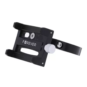 Forever Outdoor BH-300 Regulējams alumīnija tālruņa turētājs melns