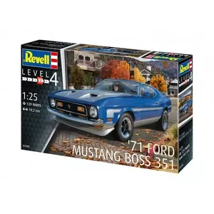 Plastic model car REVELL Ford Mustang Boss 351 1:25 scale plastic kit