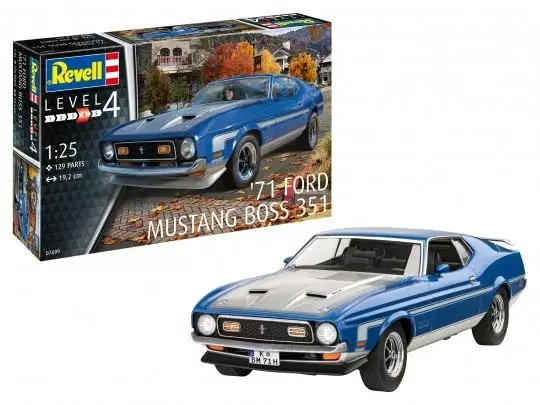 REVELL Ford Mustang Boss 351 1:25 komplekts Photo 2