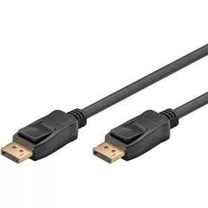 Goobay 64799 DisplayPort kabelis 3 m Melns