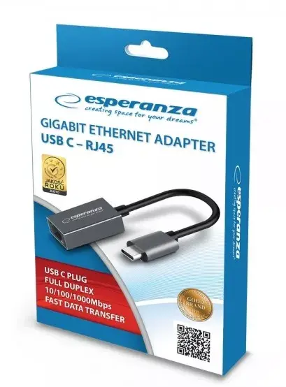 PoE adapter ESPERANZA ENA102 — Gigabit Ethernet Photo 2
