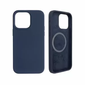Чехол-задняя панель FIXED MagFlow с поддержкой MagSafe для Apple iPhone 14 Pro Max, жидкий силикон, синий