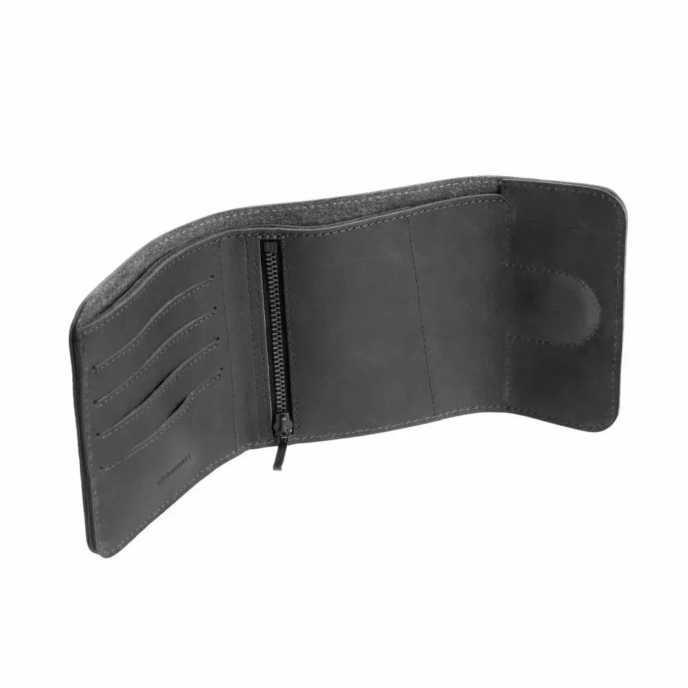 Wallet FIXED FIXWAT-SCW2-BK genuine cowhide 11x11.5 cm Photo 2