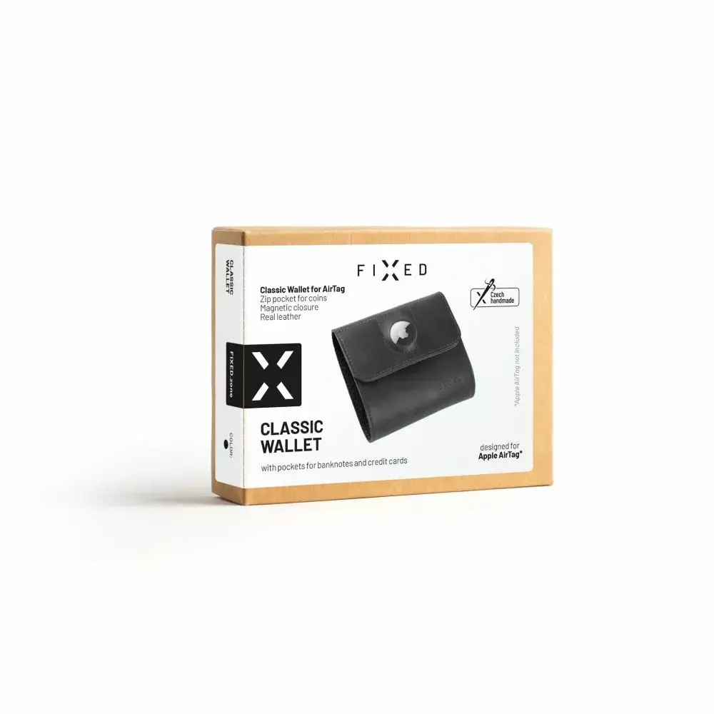 Wallet FIXED FIXWAT-SCW2-BK genuine cowhide 11x11.5 cm Photo 4