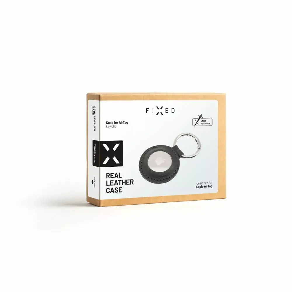 Ādas maciņš FIXED FIXWAT-C2-BK priekš Apple AirTag Photo 3