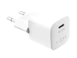 Portable USB-C Travel Charger FIXED FIXC20M-C-WH 20W compact design