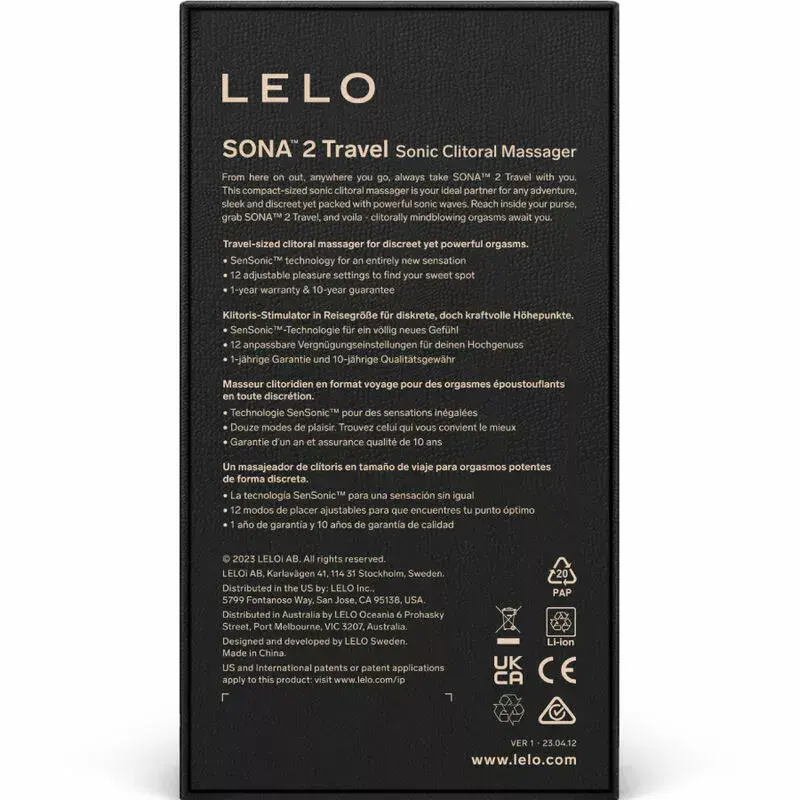 Clitoral massager Lelo SONA 2 Travel Photo 6