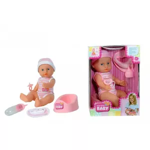 Lelle SIMBA New Born Baby 30 cm — reālistiska jaundzimušā lelle, 2 stili