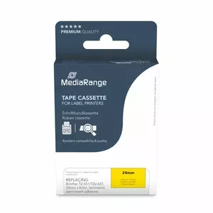 Printer Ribbon MediaRange MRBTZ651 Black 2.4 cm 8 m