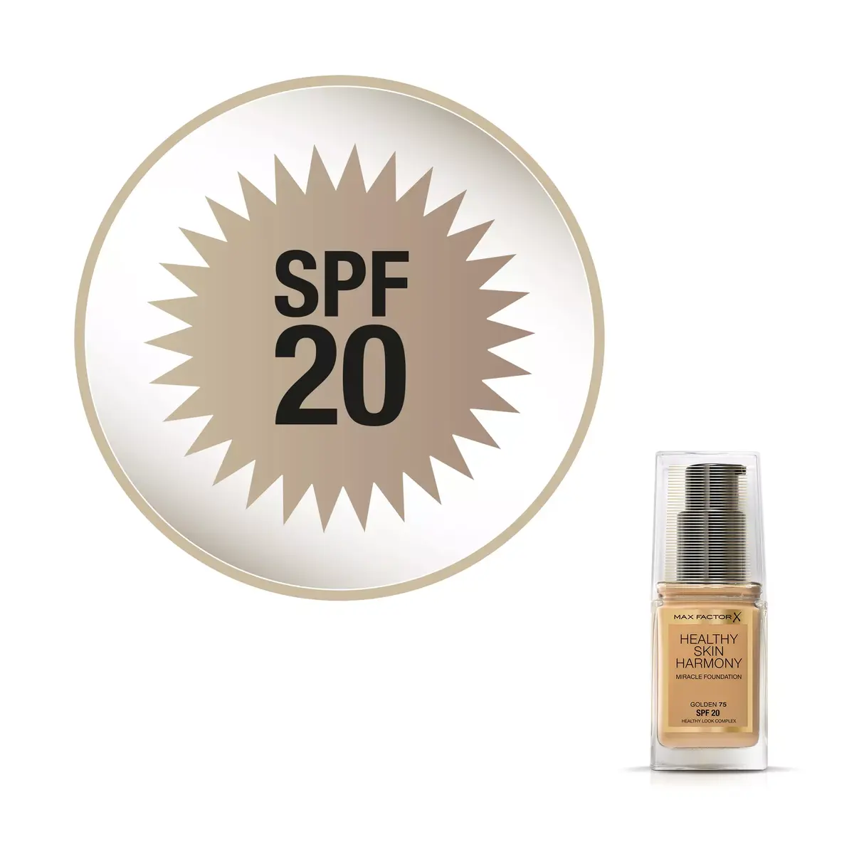 Max Factor Healthy Skin Harmony 75 Golden tonālais krēms Photo 4