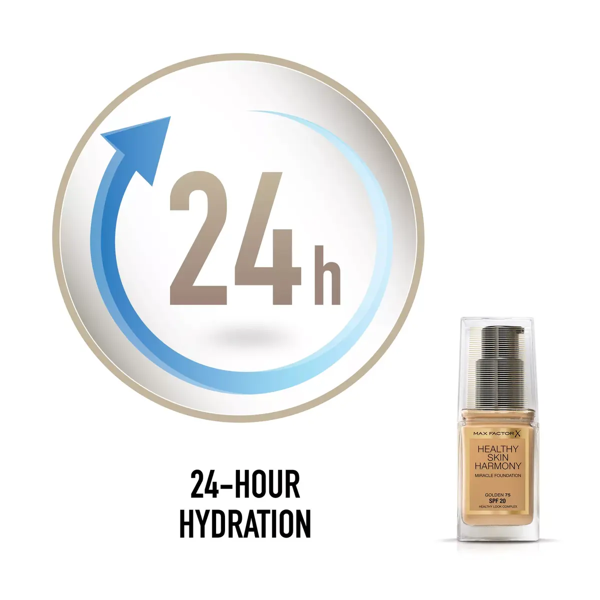 Max Factor Healthy Skin Harmony 75 Golden tonālais krēms Photo 5