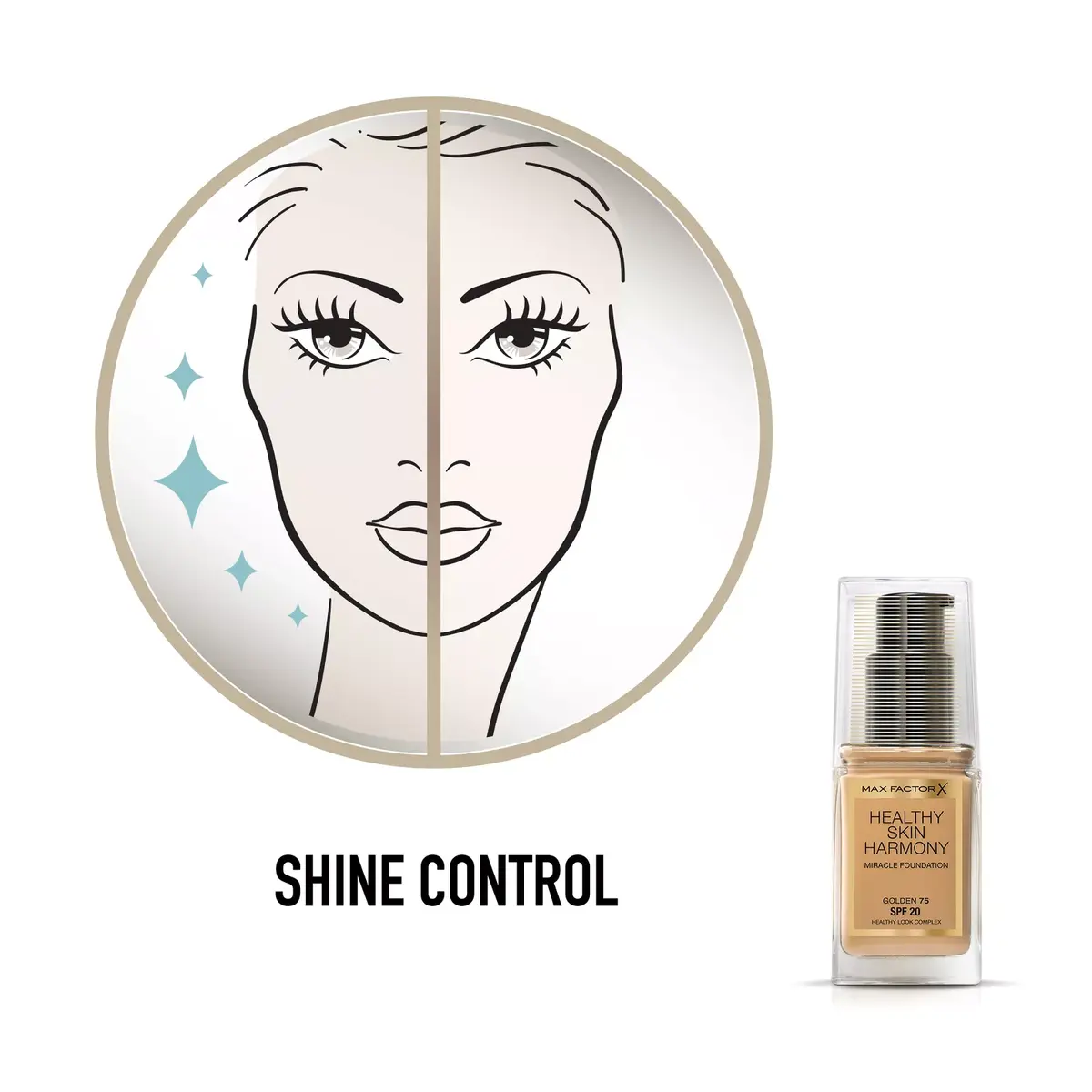 Max Factor Healthy Skin Harmony 75 Golden tonālais krēms Photo 6