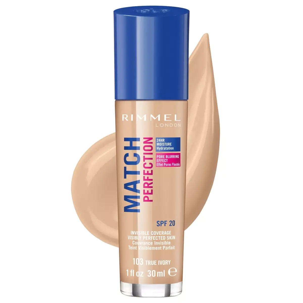 Rimmel Match Perfection True Ivory 103 tonālais krēms 30 ml Photo 2