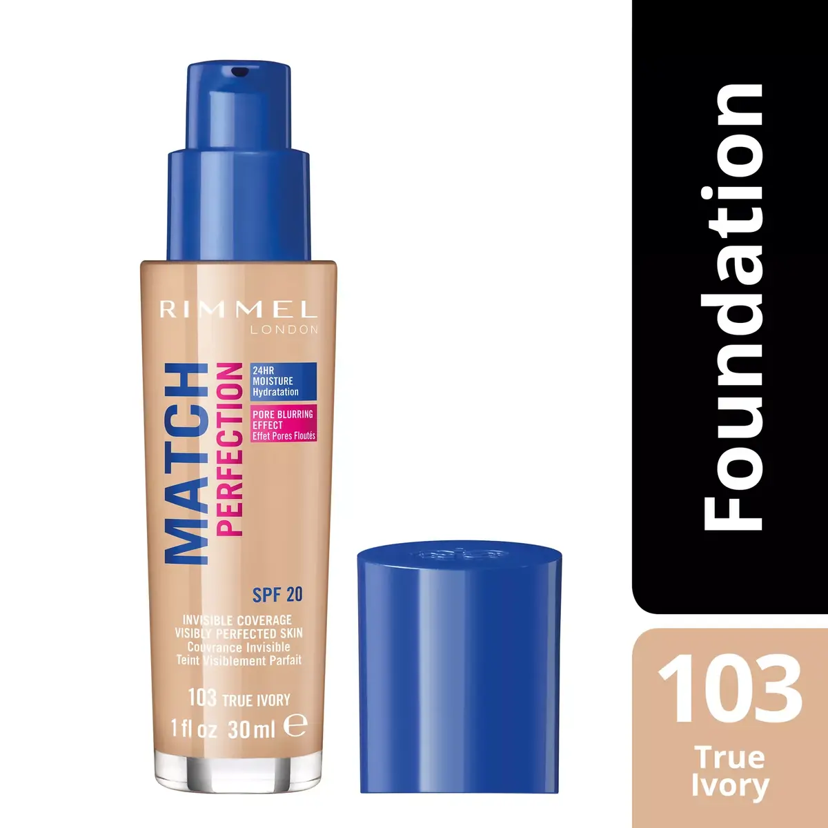 Rimmel Match Perfection True Ivory 103 tonālais krēms 30 ml Photo 4