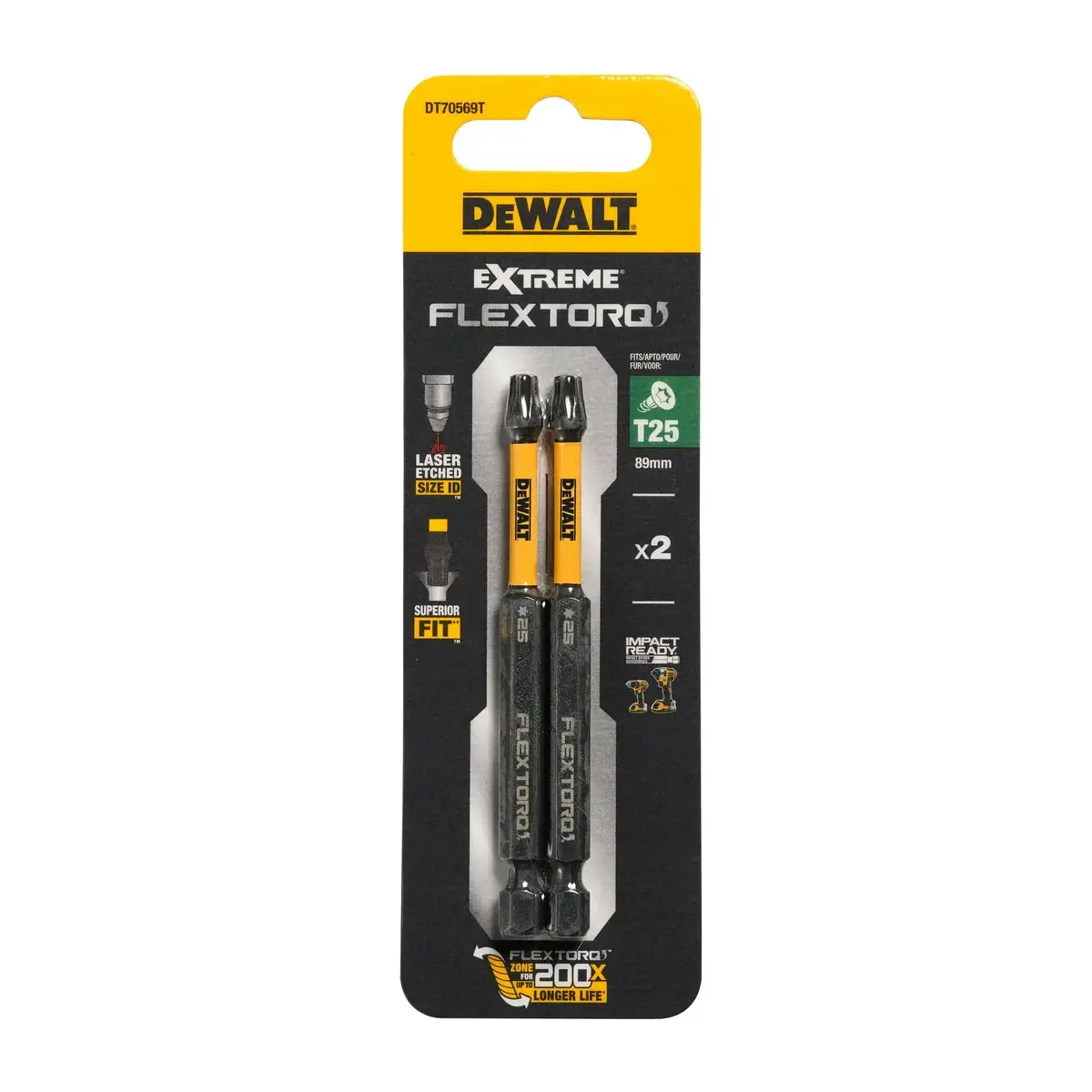 DeWalt DT70569T biti T25 89 mm Photo 4