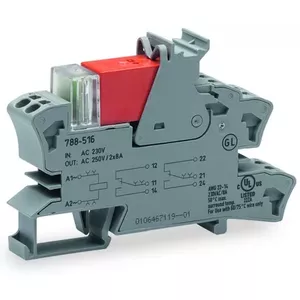 Wago 788-516 Interface Relay 2P 8A 230V AC Grey