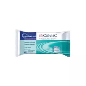 Универсальные влажные салфетки CLEANIC Antiseptic, 15 штук