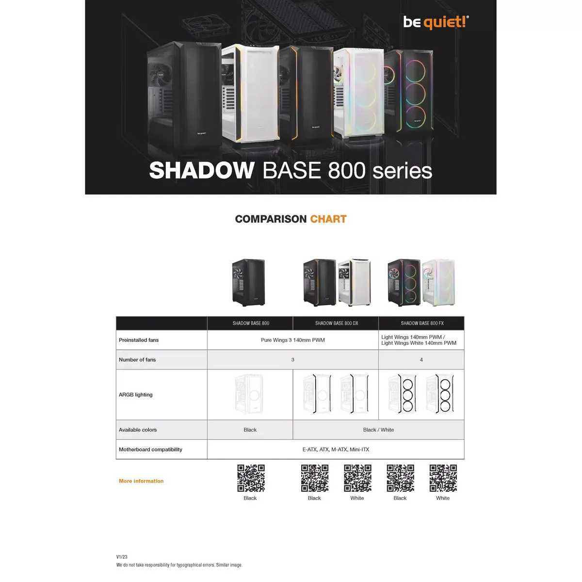 Datora korpuss be quiet! Shadow Base 800 FX White Photo 14