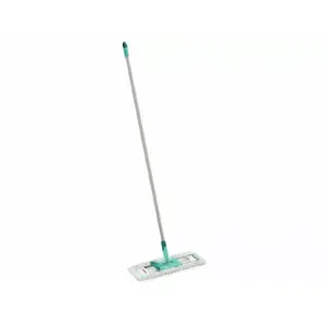 Flat mop Leifheit Profi XL cotton plus — 420 mm width, 360° rotating head, cotton/fiber, aluminium handle
