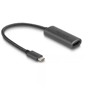 Адаптер видео кабеля DeLOCK 64229 0.2м USB Type-C на HDMI черный