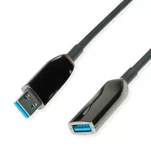 ROLINE USB Cable 12.04.1077 20m USB 3.2 Gen 1 Black